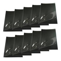 Kit 10 Capas Encadernação Térmica Até 400 Folhas A4 Preta Kit 10 Capas Encadernação Térmica Até 400 Folhas A4 Preta