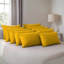 Kit 10 Capas Travesseiro 50 X 70 Hospitalar Impermeável Coloridas