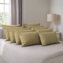 Kit 10 Capas Travesseiro 50 X 70 Hospitalar Impermeável Coloridas