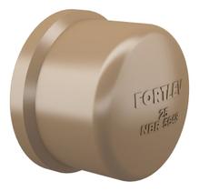 Kit 10 Caps Tampa Fortlev 32mm (1'' Pol.) Soldável Marrom Kit 10 Caps Tampa Fortlev 32mm (1'' Pol.) Soldável Marrom