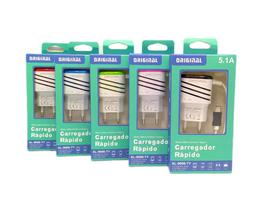 Kit 10 Carregador Celular micro usb V8 carga Rápida compativel