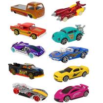 Kit 10 Carrinho Coleção Estilo Hot Wheel Miniaturas Na Caixa
