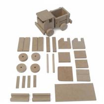 Kit 10 Carrinhos para Montar 26 Peças por Unidade Kit 10 Carrinhos para Montar 26 Peças por Unidade