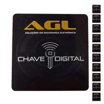 Kit 10 Cartão/Tag RFID AGL Mini Card Chave Digital 125 Khz