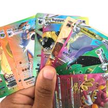 Kit 10 Cartas Pokémon Nacional Relevo V Ex Fino Relevo Vmax