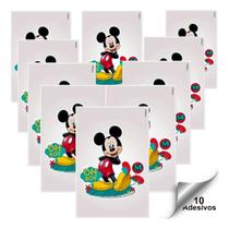 Kit 10 Cartelas Adesivos de Parede Mickey Disney Gedex