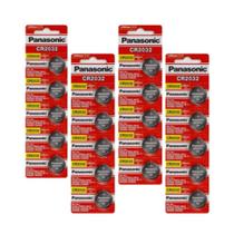 Kit 10 Cartelas Baterias Panasonic Cr2032 3V 50 Unidades Kit 10 Cartelas Baterias Panasonic Cr2032 3V 50 Unidades