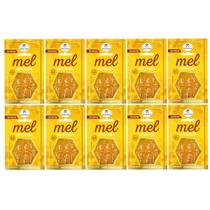 Kit 10 Cartelas Mel Puro Sachê 40g Apis Vida