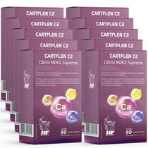 Kit 10 Cartflen C2 Calcio Supreme 90 Comprimidos