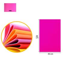 KIT 10 CARTOLINA DE EVA 40X48CM Rosa Pink