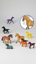Kit 10 Cavalos de Borracha Brinquedo Diversão Infantil Kit 10 Cavalos de Borracha Brinquedo Diversão Infantil
