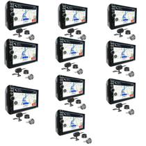 Kit 10 centrais multimidia mp5 player 7 polegadas com câmera de ré