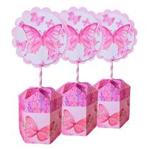 Kit 10 Centro De Mesa Decorativo Tema Jardim Encantado