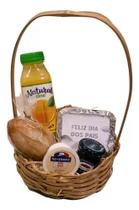 Kit 10 Cesta Fraldeira De Bambu 35cm Presente Flores Pascoa