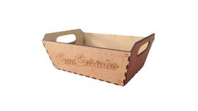 Kit 10 Cestas Bandeja em MDF para Kit Presente 24x18cm Kit 10 Cestas Bandeja em MDF para Kit Presente 24x18cm