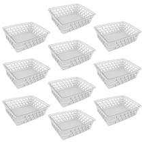 Kit 10 Cestas Organizadoras 800ml Multiuso