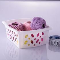 Kit 10 Cesto Cestinho Empilhável Multiuso Organizador Pequeno Kit 10 Cesto Cestinho Empilhável Multiuso Organizador Pequeno