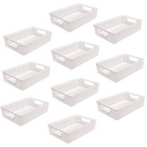 Kit 10 Cestos Organizador Multiuso Decorativo Juta A3 11,5L
