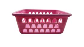 KIT 10 CESTOS ORGANIZADORES 16x12 ROSA