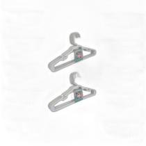 Kit 10 Cestos P 16X12X6Cm E 10 Cabides Infantis Branco Kit 10 Cestos P 16X12X6Cm E 10 Cabides Infantis Branco