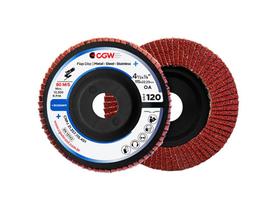 Kit 10 Cgw Disco Flap Nylon 115 X 22.23 GR120 T-27 ECO BLACK