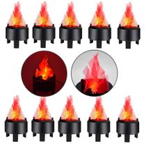 Kit 10 Chamas Realista Fogo Artificial Festa Temática Ds9931 Kit 10 Chamas Realista Fogo Artificial Festa Temática Ds9931
