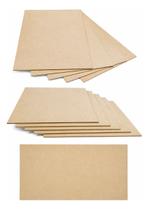 Kit 10 Chapa Mdf Cru 3mm 60x30cm Placa Madeira Artesanato Kit 10 Chapa Mdf Cru 3mm 60x30cm Placa Madeira Artesanato