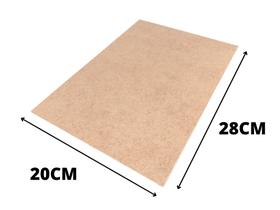 Kit 10 Chapas de MDF Cru 3mm - 20cm x28cm x 3mm - Placa Decoração, Chapa para Adesivo Sublimação Kit 10 Chapas de MDF Cru 3mm - 20cm x28cm x 3mm - Placa Decoração, Chapa para Adesivo Sublimação