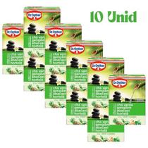 Kit 10 Chás Verde, Gengibre, Abacaxi E Hortelã Dr. Oetker Caixa 22,5g 15 Unidades