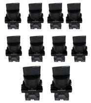 Kit 10 chave lk2-ed33 plastico 3 posicoes fixa 2na lukma