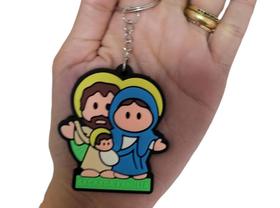 Kit 10 Chaveiros Da Sagrada Família Baby Infantil Criança