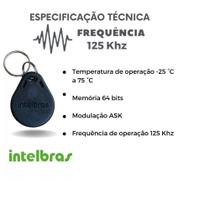 Kit 10 Chaveiros Proximidade Tag 125Khz Th 1000 Intelbras
