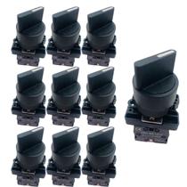 Kit 10 chaves xb2-ed33 plastico 3 posicoes fixa 2na Kit 10 chaves xb2-ed33 plastico 3 posicoes fixa 2na