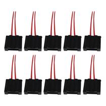 Kit 10 Chicote Porta Fusivel Lâmina Com Fio 2,5mm ete7198a