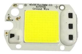 Kit 10 Chip Led 50w 6000k Inteligente Funciona Sem Reator 220v