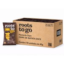 Kit 10 Chips Batata-Doce c/ Mostarda Dijon ROOTS TO GO 45g