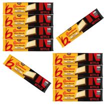 Kit 10 Choco Biscuit Branco Netflix Bauducco 80g