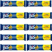 Kit 10 Chocolate Bisão ao Leite Lacta 201,6g Cada