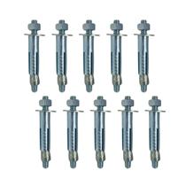 KIT 10 chumbador CBA prisioneiro parafuso C14065 1/4" X 65MM