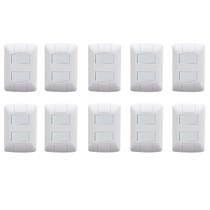 Kit 10 Cj 4X2 2 Interruptores Paralelos 6 250V Tramontina Kit 10 Cj 4X2 2 Interruptores Paralelos 6 250V Tramontina