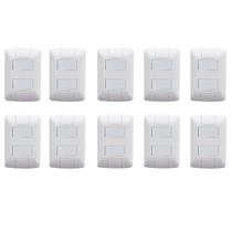 Kit 10 Cj 4X2 2 Interruptores Paralelos 6 250V Tramontina