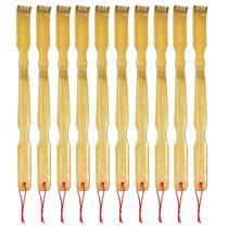 KIT 10 Coçadores De Costas Bambu Mãozinha Relaxante 45CM Estilo Oriental KIT 10 Coçadores De Costas Bambu Mãozinha Relaxante 45CM Estilo Oriental