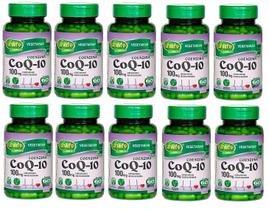 Kit 10 Coenzima Coq-10 - Unilife - 100mg - 60 Cápsulas Kit 10 Coenzima Coq-10 - Unilife - 100mg - 60 Cápsulas
