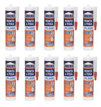 KIT 10 COLA CASCOLA MONTA E FIXA PL600 INTERNO EXTERNO 375g FORTE KIT 10 COLA CASCOLA MONTA E FIXA PL600 INTERNO EXTERNO 375g FORTE