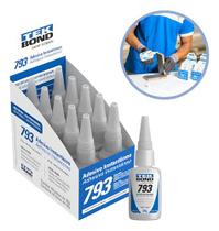 Kit 10 Cola Instantânea Multiuso 20g 793 Tekbond Adesiva Branco Kit 10 Cola Instantânea Multiuso 20g 793 Tekbond Adesiva Branco
