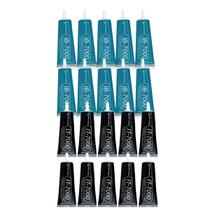 Kit 10 Cola Multiuso Implastec It-7000 Preta + 10 Cola Ib-7000 Transparente