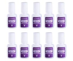 Kit 10 Cola Para Unhas Postiças Com Pincel 5g Profissional Salão de Beleza Dompel Kit 10 Cola Para Unhas Postiças Com Pincel 5g Profissional Salão de Beleza Dompel