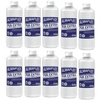 Kit 10 Cola Pva Extra Forte Branca 1kg Madeira Mdf Concreto Almaflex Kit 10 Cola Pva Extra Forte Branca 1kg Madeira Mdf Concreto Almaflex