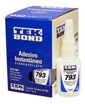 Kit 10 cola tekbond 793 instantanea.20g cada Kit 10 cola tekbond 793 instantanea.20g cada