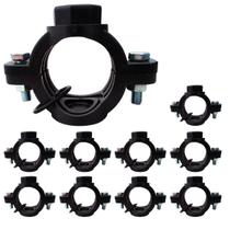 Kit 10 Colar de Tomada p/ Manômetro 50mm X 1/4" Derivação Simples Roscada Irrigação Kit 10 Colar de Tomada p/ Manômetro 50mm X 1/4" Derivação Simples Roscada Irrigação
